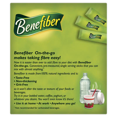 Benefiber Natural Fibre Supplement On-the-Go Stick - 28 Pack