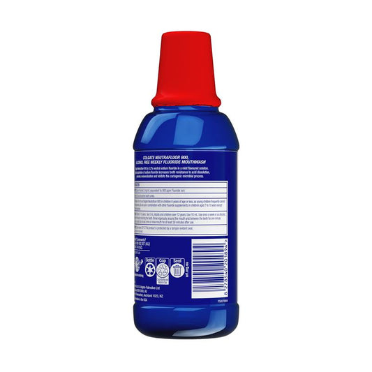 Colgate NeutraFluor Alcohol Free Mouthwash 473ml - Weekly Fluoride Protection-Auzzi Store