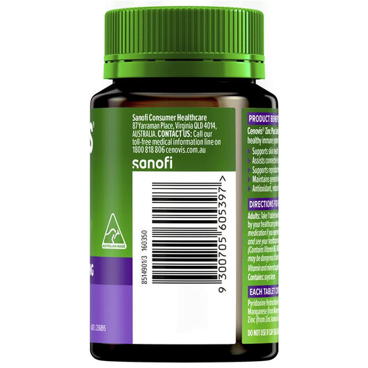 Cenovis Zinc Plus 25mg with Vitamin B6 - 150 Tablets – view 2