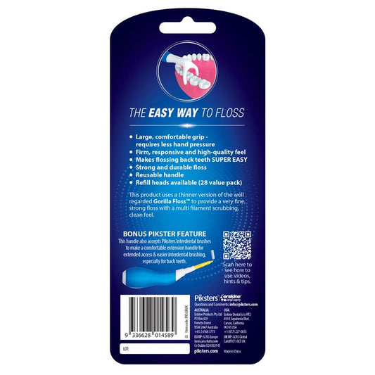 Piksters SupaGRIP Max Flosser - Effortless Flossing for All