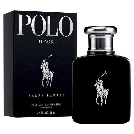 Ralph Lauren Polo Black for Men Eau de Toilette 75ml - Auzzistore