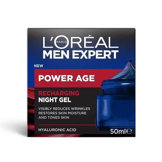 L'Oreal Men Expert Power Age Night Gel - 50ml-Auzzi Store