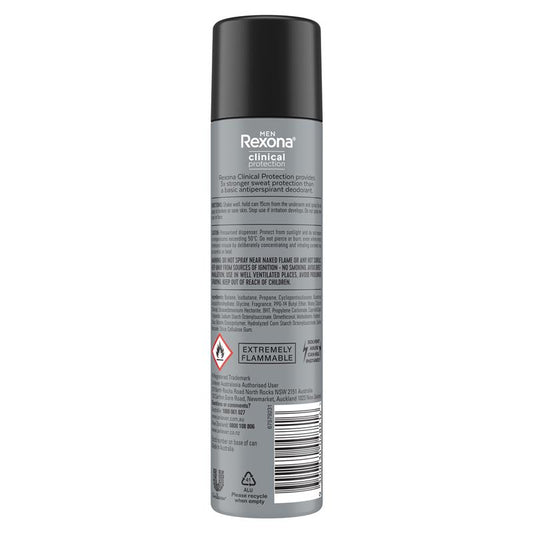 Rexona Men Clinical Sport Antiperspirant 180ml, 96h Sweat Protection – view 2