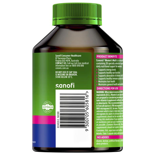 Cenovis Women's Daily Multivitamin & Mineral Capsules - 100 – view 2