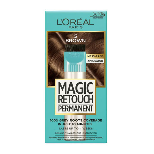 L'Oreal Paris Magic Retouch Permanent 5 Brown - 100% Grey Coverage in 10 Minutes – view 2