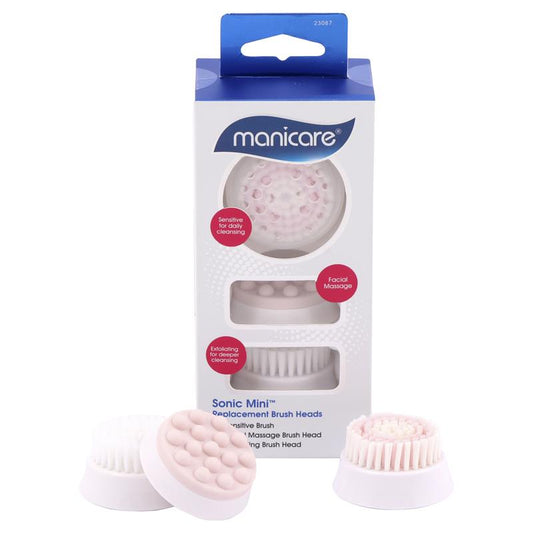 Manicare Sonic Mini Replacement Brush Heads - 3 Pack - Auzzi Store