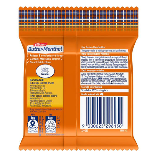 Allens Butter-Menthol Original Throat Lozenges - 3x10 Multipack-Auzzi Store