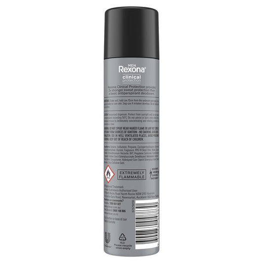 Rexona Men Clinical Antiperspirant Clean Scent 180ml – view 2