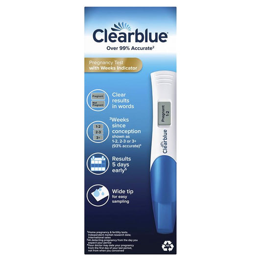 Clearblue Digital Pregnancy Test with Weeks Indicator 2 Pack – view 2