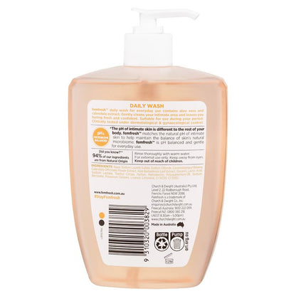 Femfresh pH Balanced Daily Intimate Wash 600ml – Aloe Vera & Calendula