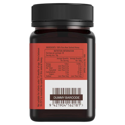 Egmont UMF 20+ Manuka Honey 500g – Raw, Non-GMO New Zealand MGO 830+