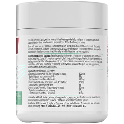 NutraLife Liver Guard - Milk Thistle, Turmeric, Globe Artichoke - 100 Capsules