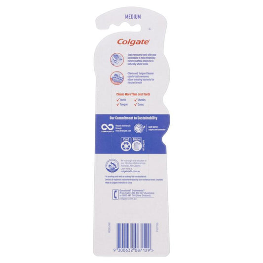 Colgate 360 Optic White Platinum Toothbrush - 2-Pack for a Whiter Smile-Auzzi Store