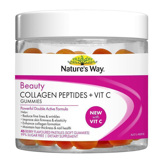 Nature's Way Collagen Peptides & Vitamin C Gummies - 45