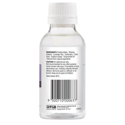 Bosisto's Calming Solution 100ml - Soothing Lavender & Chamomile