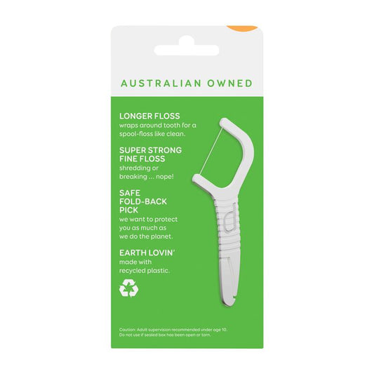 GO2 Dentagenie Fine Flosspyx Mint 36 Pack - Ultimate Dental Care – view 2 - Auzzistore