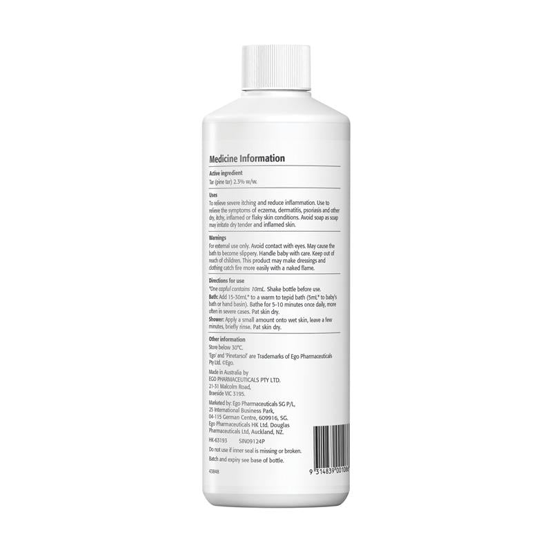 Pinetarsol Cleansing Bath Oil 500ml with Pine Tar for Itch Relief & Moisture