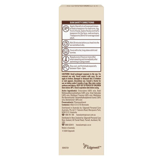 Hawaiian Tropic Silk Hydration Face Fluid SPF 50+ 50ml