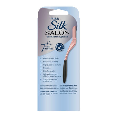 Schick Silk Salon Dermaplaning Wand Kit with 2 Blades