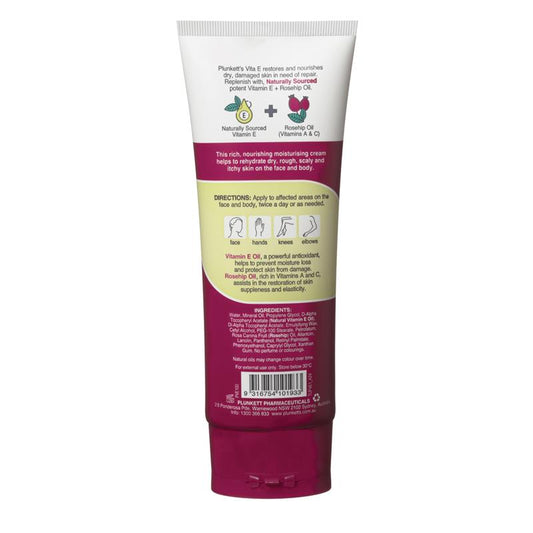 Plunkett's Vita E Natural Vitamin E Cream 100g - Repair & Restore-Auzzi Store