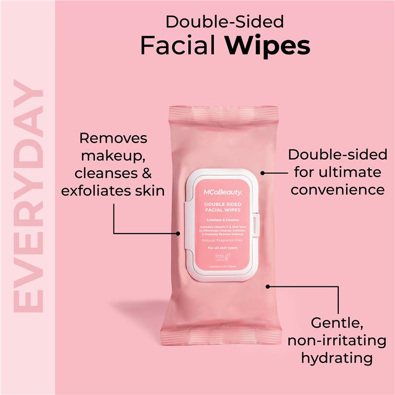 MCoBeauty Double Sided Facial Wipes