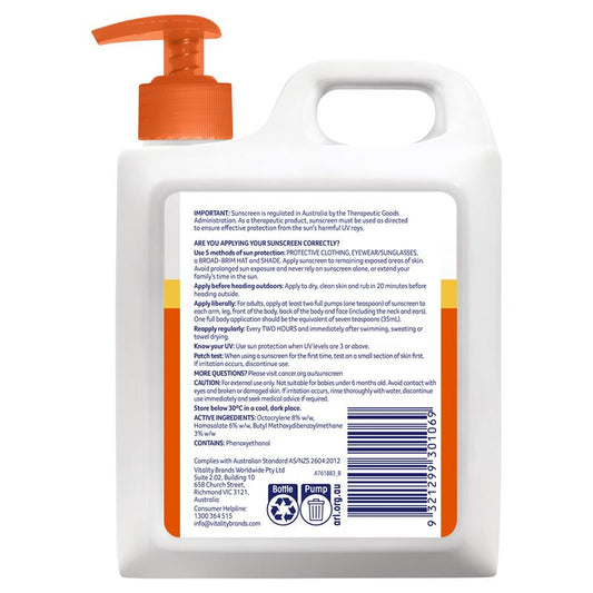 Cancer Council SPF 50+ Everyday Value Sunscreen - 1 Litre – view 2