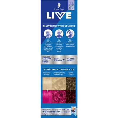 Schwarzkopf LIVE Colour Shocking Pink - Semi Permanent 75ml