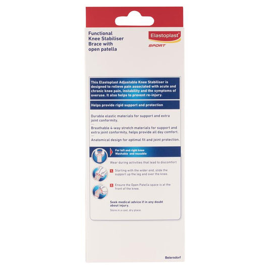 Elastoplast Functional Knee Stabiliser with Open Patella - Large - Auzzi Store
