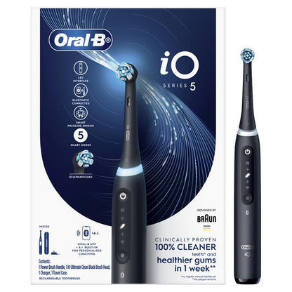 Oral-B iO 5 Series Electric Toothbrush - Black (1 Count)