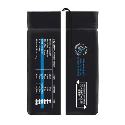 U by Kotex Overnight Extra Pads with 3D Leak Barrier - 10 Pads