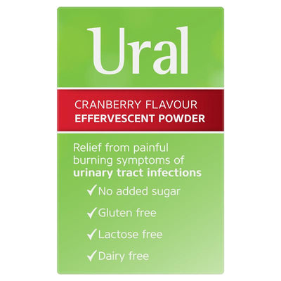URAL Effervescent Powder Cranberry - 28 Sachets
