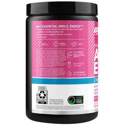 Optimum Nutrition Amino Energy + Electrolytes Watermelon - 30 Serves (285g)