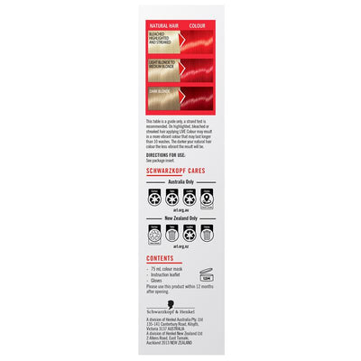 Schwarzkopf LIVE Colour Pillar Box Red - Semi Permanent 75ml