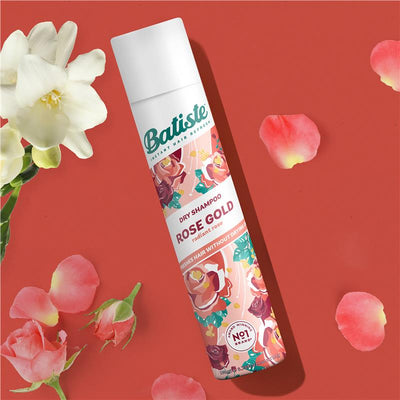 Batiste Rose Gold Dry Shampoo - 350ml for Fresh Hair
