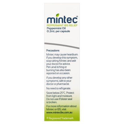 Mintec Peppermint IBS Relief - 20 Capsules
