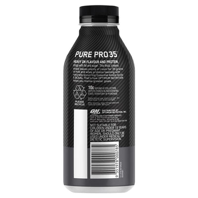 Optimum Nutrition Pure Pro 35 Vanilla 355ml - On-the-Go Protein Shake