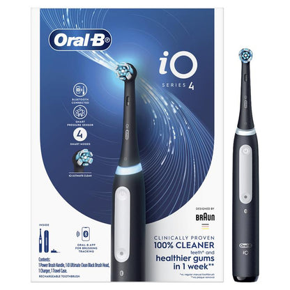 Oral-B iO 4 Series Electric Toothbrush - Black (1 Count)