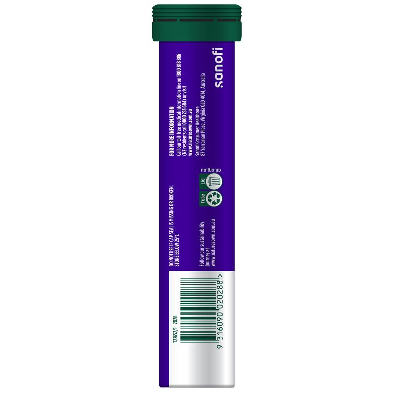 Nature's Own Magnesium + Passionflower Sleep Effervescent Tablets - 20