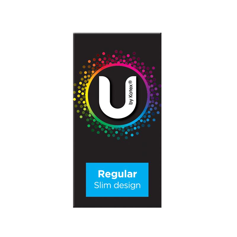 U by Kotex Regular Slim Tampons 16-Pad – Medium Flow Protection