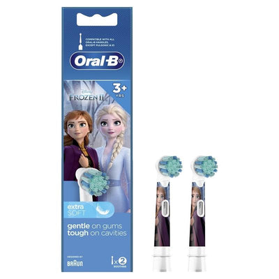 Oral-B Kids Frozen Toothbrush Refills 2 Pack - Extra Soft Bristles