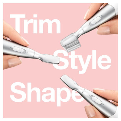 Braun FG1106 Mini Precision Eyebrow Trimmer with 5mm Comb, Portable