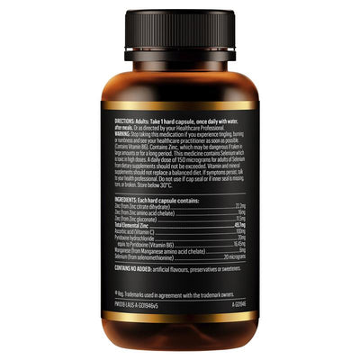 GO Healthy Zinc Complex 120 Veg Capsules – Immune & Skin Support