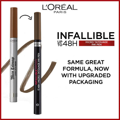 L'Oreal Paris Brow Micro Tattoo 108 Dark Brunette