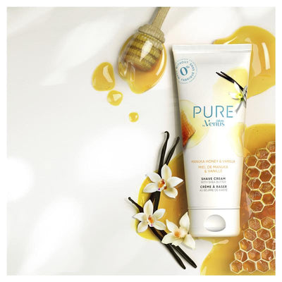 Gillette Venus Pure Manuka Honey & Vanilla Shave Cream 174g with Shea Butter