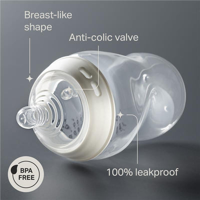 Tommee Tippee Natural Start 260ml PP Decorated Bottles - 2 Pack