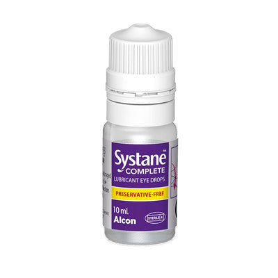 Systane Complete Preservative Free Lubricant Eye Drops 10ml - Dry Eye Relief