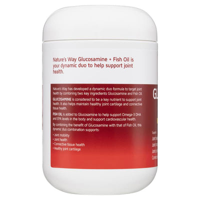 Nature's Way Glucosamine & Fish Oil, 200 Soft Capsules, Joint Support