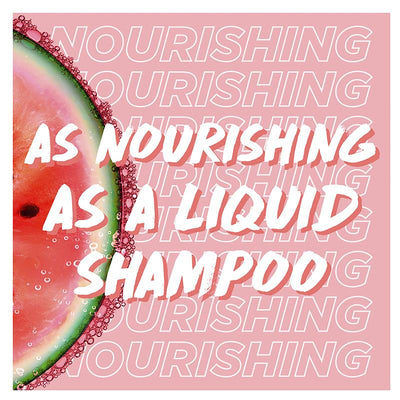 Garnier Fructis Watermelon Hair Food 2 In 1 Shampoo Bar 60g - Refreshing Clean for Voluminous Hair