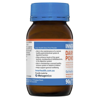 Inner Health Dairy Free Probiotic Powder 90g, Refrigerated