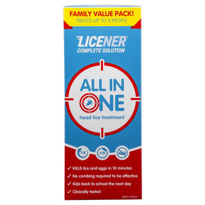 Licener Complete Solution Head Lice Treatment 200ml - Effective & Easy
